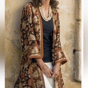 SOFT SURROUNDINGS Autumn Kimono Size XS